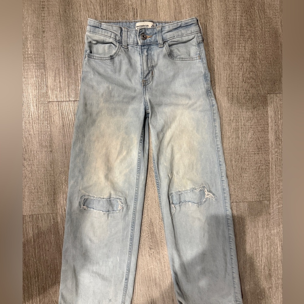 Abercrombie Kids Light Blue High Rise Jeans